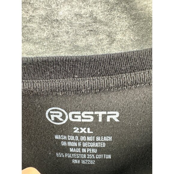 Culture Geisha Dragon Graphic Mens Tshirt 2XL Black RSTR Skull XXL - Picture 2 of 7